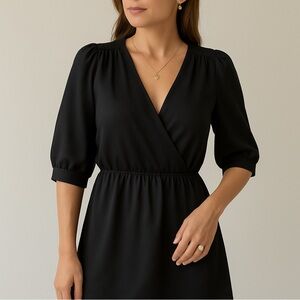 Sessun Silk Black Dress | Size Small